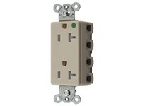 Hubbell Wiring SNAP2182ALTRA SNAPCONNECT DECO HG 20A/125V TR AL