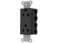Hubbell Wiring SNAP2182BKSC SNAP2CONNECT2 DECO HG 20A/125V SC BK | Industrial Supplies