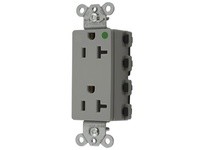 Hubbell Wiring SNAP2182GYA SNAP2CONNECT 20A/125V HG DECO GRAY