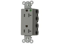 Hubbell Wiring SNAP2182GYTRA SNAPCONNECT DECO HG 20A/125V TR GR | Industrial Supplies