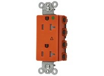 Hubbell Wiring SNAP2182IGTRA SNAPCONNECT DECO HG 20A/125V IG TR OR | Industrial Supplies