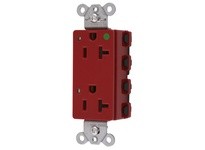 Hubbell Wiring SNAP2182RL SNAP2CONNECT2 DECO HG 20A/125V LED RD
