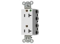 Hubbell Wiring SNAP2182WA SNAP2CONNECT 20A/125V HG DECO WHITE