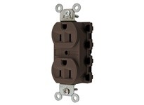 Hubbell Wiring SNAP5262A SNAP2CONNECT 15A/125V Duplex Brown | YarinInd