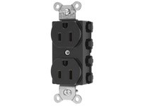 Hubbell Wiring SNAP5262BKNA SNAP2CONNECT DPLX 15A/125V US BK