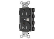 Hubbell Wiring SNAP5262C1BKTRA 1/2 SNAP CONTROLLED 15A 125V TR DUP BK | Industrial Supplies