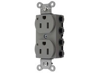 Hubbell Wiring SNAP5262GYL SNAP2CONNECT DPLX 15A/125V LED GY