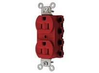 Hubbell Wiring SNAP5262RA SNAP2CONNECT 15A/125V DPLX RED