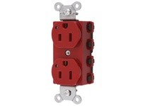 Hubbell Wiring SNAP5262RL SNAP2CONNECT DPLX 15A/125V LED RD | YarinInd