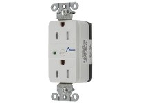 Hubbell Wiring SNAP5262WS SNAP SPD RCPT 15A 125V TR White | YarinInd