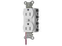 Hubbell Wiring SNAP5262WSCTRA SNAP2CONNECT DPLX 15A/125V SC TR WH | Industrial Supplies