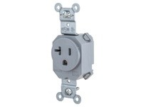 Hubbell Wiring SNAP5361GY SNAP SGL RCPT 5-20R 20A 125V GY