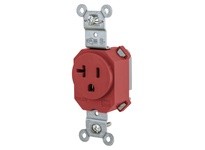 Hubbell Wiring SNAP5361R SNAP SGL RCPT 5-20R 20A 125V RD