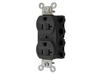 Hubbell Wiring SNAP5362BKA SNAP2CONNECT 20A/125V Duplex Black | YarinInd