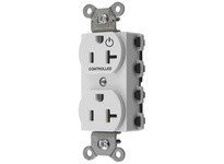 Hubbell Wiring SNAP5362C1W SNAPCONNECT 1/2 CONTROLLED 20A 125 WH | High-Quality Electrical Supplies