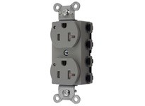 Hubbell Wiring SNAP5362GYLTRA S-CONNECT DUP 20A/125V LED TR GYST2