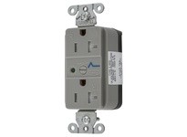 Hubbell Wiring SNAP5362GYS SNAP SPD RCPT 20A 125V TR GRAY