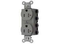 Hubbell Wiring SNAP5362GYTRA S-CONNECT DUP 20A/125V TR GY | Industrial Supplies