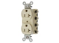 Hubbell Wiring SNAP5362IA SNAP2CONNECT 20A/125V Duplex Ivory | Industrial Supplies