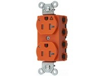 Hubbell Wiring SNAP5362IGLTR S-CONNECT DUP 20A/125V IG LED TR OR