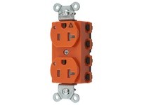 Hubbell Wiring SNAP5362IGLTRA S-CONNECT DUP 20A/125V IG LED TR ORST2