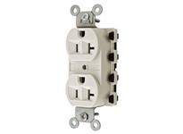 Hubbell Wiring SNAP5362LAA SNAP2CONNECT 20A/125V Duplex Light Almond | Industrial Supplies