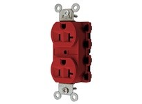 Hubbell Wiring SNAP5362RA SNAP2CONNECT 20A/125V Duplex Red | Industrial Supplies
