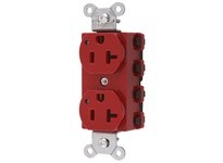 Hubbell Wiring SNAP5362RL SNAP2CONNECT DPLX 20A/125V LED RD