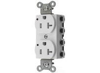 Hubbell Wiring SNAP5362WSC SNAP2CONNECT DPLX 20A/125V SC WH | YarinInd