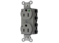 Hubbell Wiring SNAP8200GYL SNAP2CONNECT DPLX HG 15A/125V LED GY