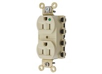 Hubbell Wiring SNAP8200IA SNAP2CONNECT 15A/125V HG Duplex Ivory | Industrial Supplies