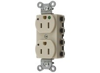 Hubbell Wiring SNAP8200IL SNAP2CONNECT DPLX HG 15A/125V LED IV | Premium Electrical Supplies