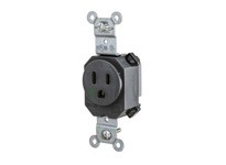 Hubbell Wiring SNAP8210BK SNAP SGL RCPT HG 5-15R 15A 125V BK | YarinInd