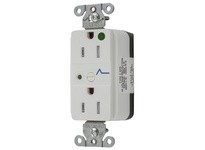 Hubbell Wiring SNAP8262WS HG SNAP SPD RCPT 15A 125V TR White | Industrial Supplies