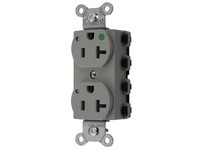 Hubbell Wiring SNAP8300GYL SNAP2CONNECT DPLX HG 20A/125V LED GY