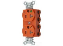 Hubbell Wiring SNAP8300IGLTR SNAPCONNECT DUP HG 20A/125V IG TR OR