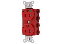 Hubbell Wiring SNAP8300RLTRA S-CONNECT DUP HG 20A/125V LED TR RD | High-Quality Industrial Supplies