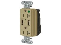 Hubbell Wiring SNAP8300USBI USB Charger 20A 125V | Industrial Supplies