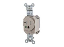 Hubbell Wiring SNAP8310ALTR SNAP SGL RCPT HG 5-20R 20A 125V TR AL | Industrial Supplies