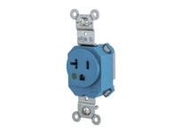 Hubbell Wiring SNAP8310BL SNAP SGL RCPT HG 5-20R 20A 125V BL