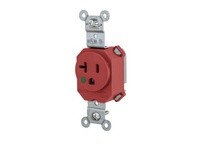 Hubbell Wiring SNAP8310R SNAP SGL RCPT HG 5-20R 20A 125V RD | Industrial Supplies