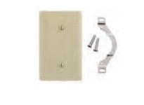 Hubbell Wiring SP14G GRAY PAINTED STEEL 1-GANG BLANK