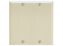 Hubbell Wiring SP24BAL PLATE 2-G BLANK BOX MT STEEL AL | Industrial Supplies