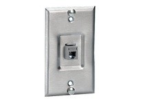 Hubbell Wiring SP5ER PLATEW-PHONEC5E1-G1PORTRECESS | YarinInd