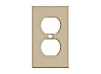 Hubbell Wiring SP8AL ALMOND PAINTED STEEL 1 GANG DUPLEX