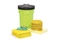 SpillTech SPKHZ-30-HV HazMat 30-Gallon Hi-Viz OverPack Drum Spill Kit | YarinInd