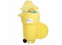 SpillTech SPKHZ-50-WD HazMat 50-Gallon Wheeled OverPack Salvage Drum Spill Kit