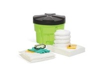 SpillTech SPKO-20-HV Oil-Only 20-Gallon Hi-Viz OverPack Drum Spill Kit