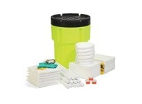 SpillTech SPKO-95-HV Oil-Only 95-Gallon Hi-Viz OverPack Drum Spill Kit