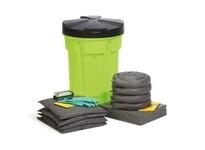 SpillTech SPKU-30-HV Universal 30-Gallon Hi-Viz OverPack Drum Spill Kit